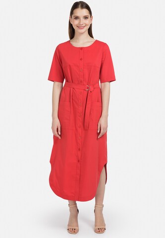 HELMIDGE Sommerkleid in Rot: predná strana