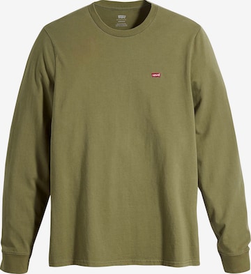 LEVI'S ® Средняя посадка Футболка 'Housemark Long Sleeve Tee' в Зеленый: спереди