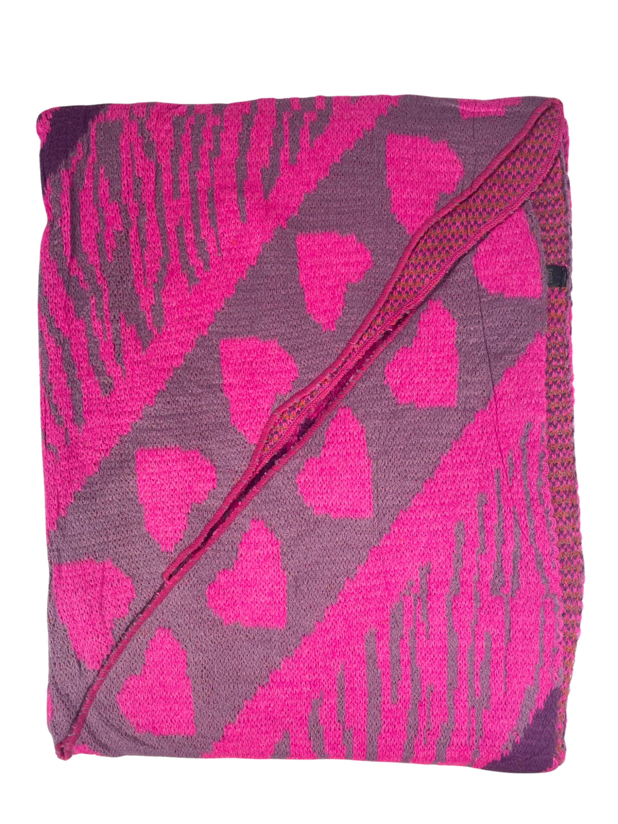 Kumixi Scarf 'Leopard' in Pink
