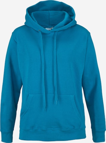 FRUIT OF THE LOOM Sweatshirt in Blue: front