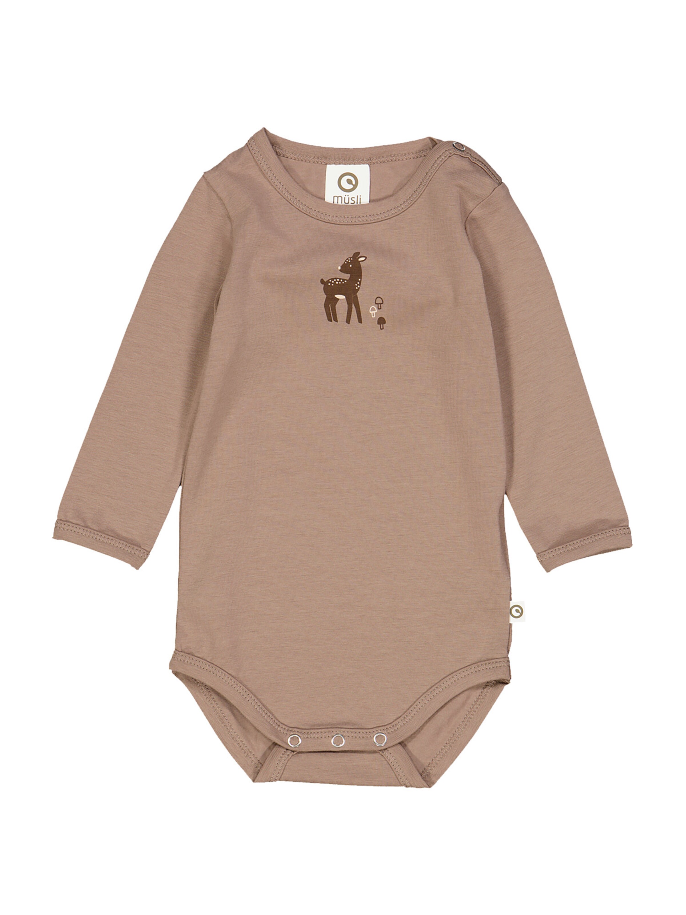 Müsli by GREEN COTTON Strampler/Body in Beige: Vorderseite