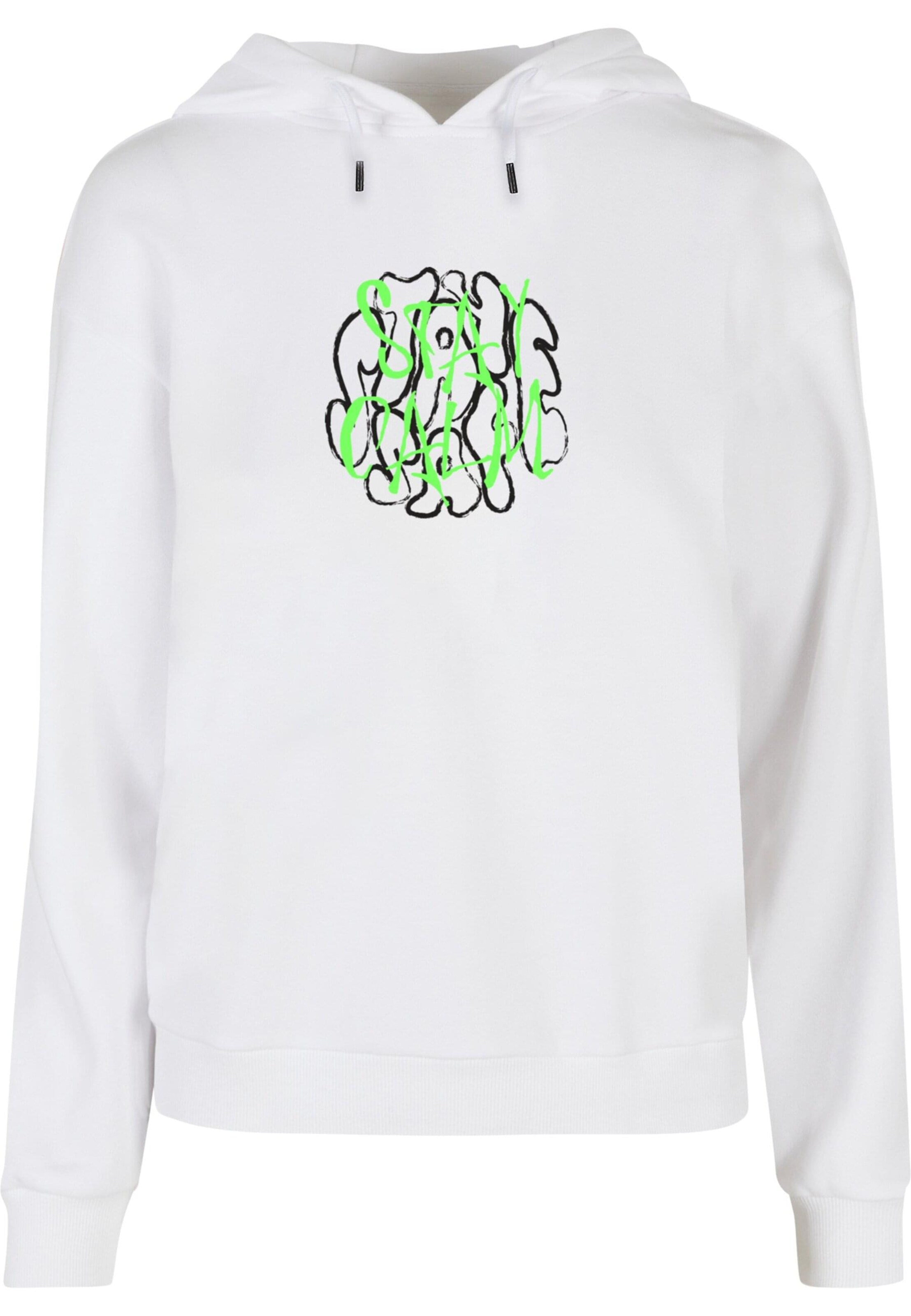 Sweat-shirt 'Stay Safe One Everyday' Merchcode en blanc : devant