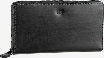 Braun Büffel Wallet 'Arezzo' in Black: front