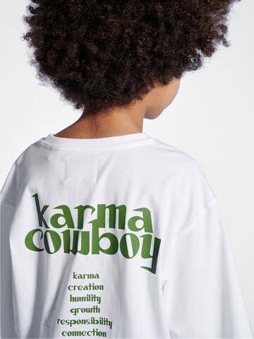 T-Shirt 'Karma' SOMETIME SOON en blanc
