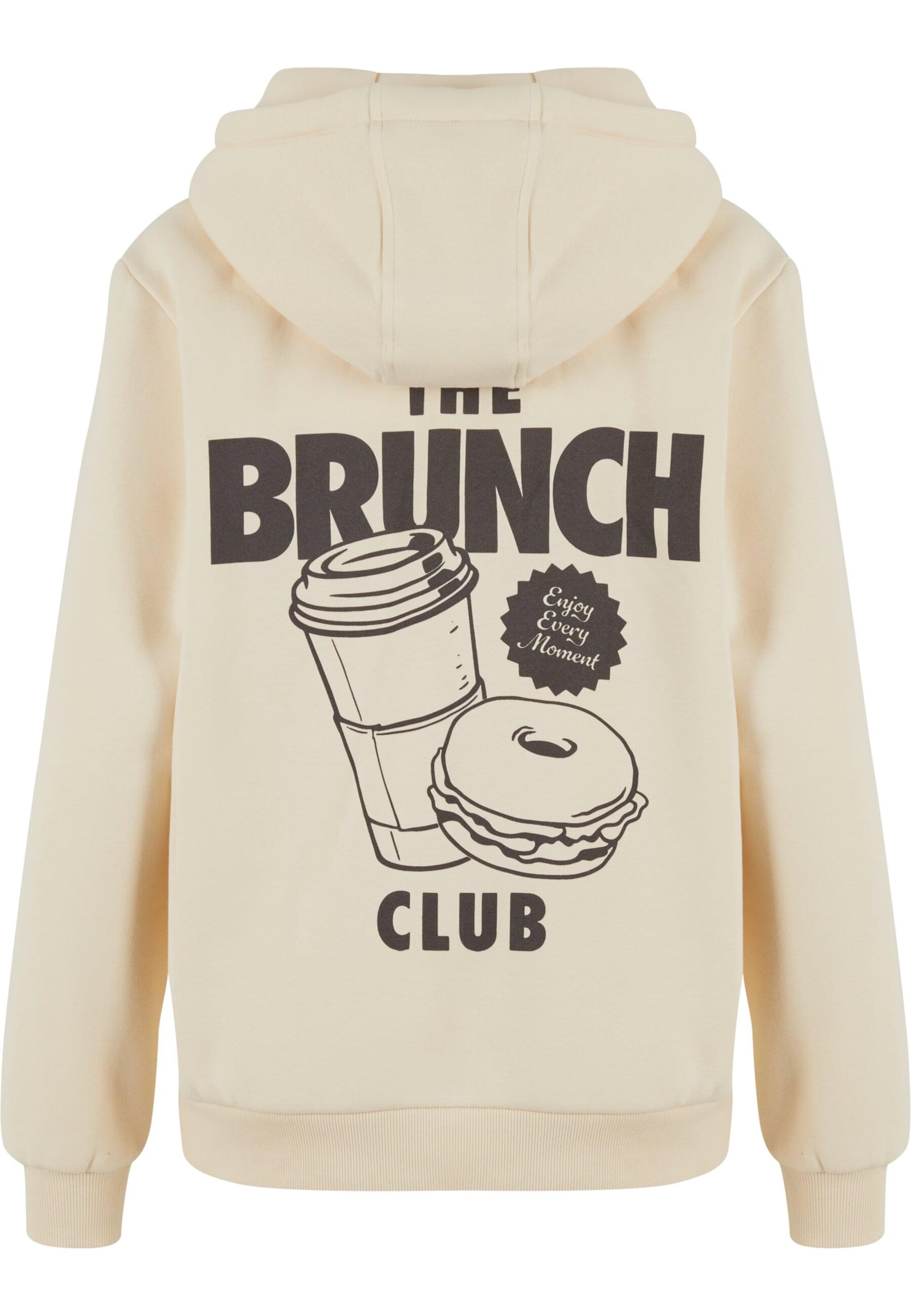 Miss Tee Μπλούζα φούτερ 'The Brunch Club' σε μπεζ