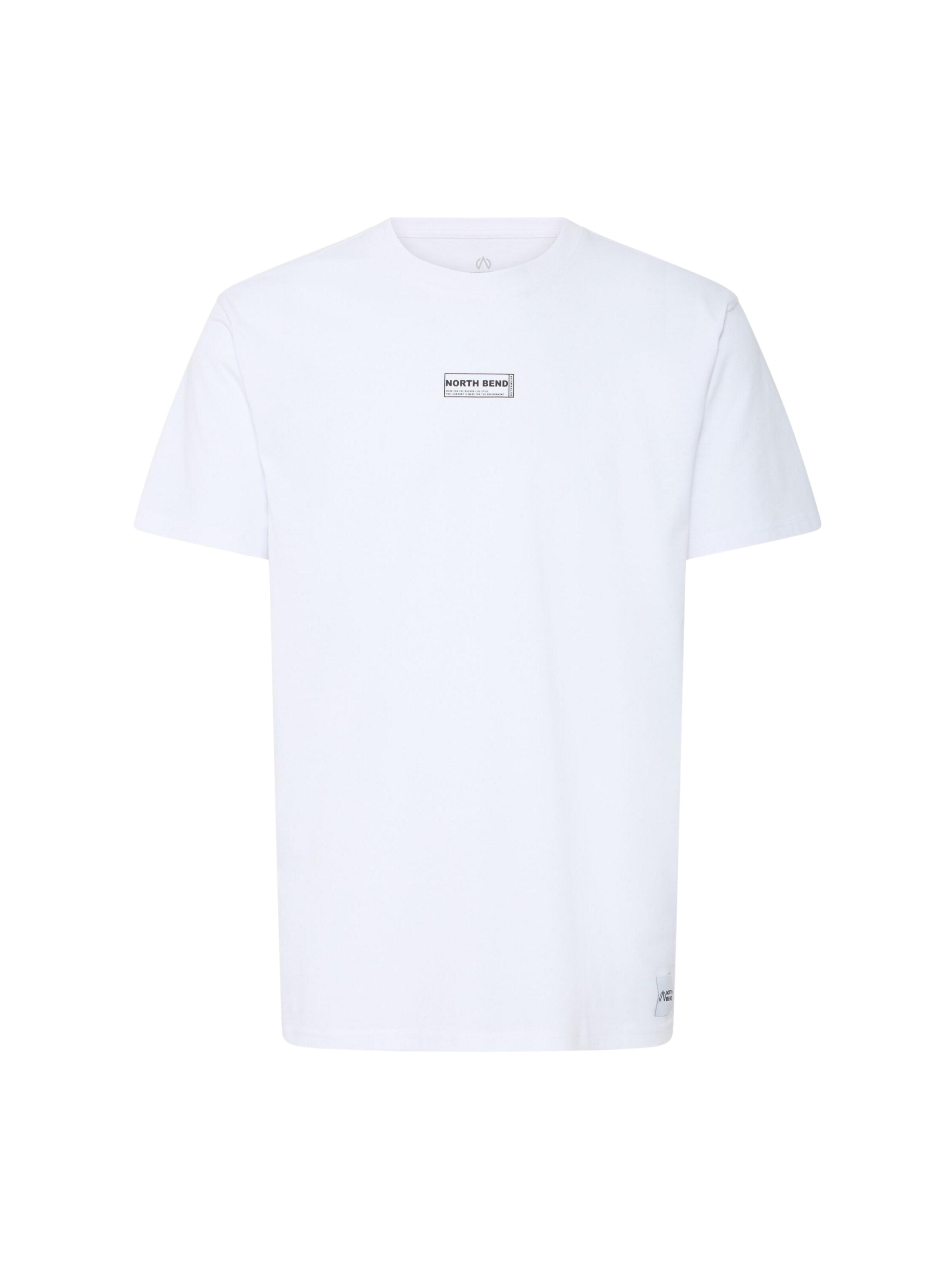 T-Shirt ' NBKunt ' North Bend en blanc : devant