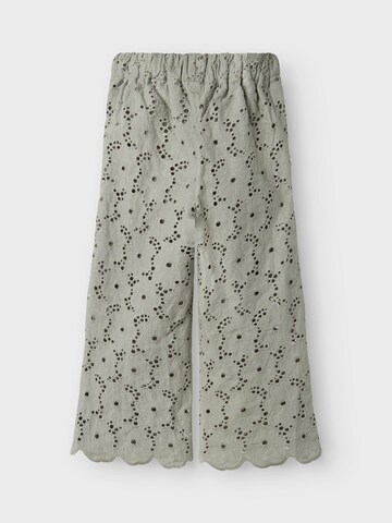 NAME IT - Pierna ancha Pantalón en verde