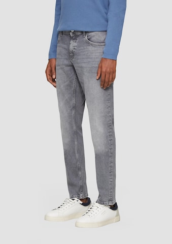 QS Slim fit Jeans in Grey: front