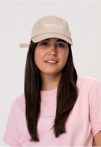 OH APRIL Cap 'Aviva' in Beige: front
