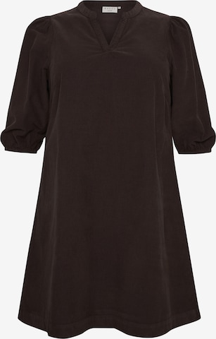 Robe 'Line' KAFFE CURVE en marron : devant