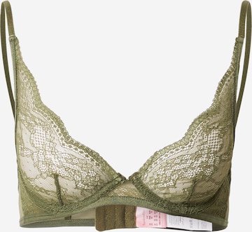 Hunkemöller - Triangular Soutien 'Isabelle' em verde: frente