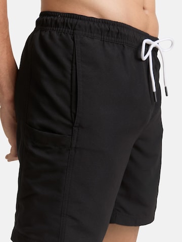 TOM TAILOR DENIM Zwemshorts in Zwart