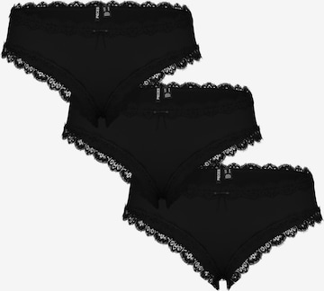 PIECES Hipsterit 'NOLA' värissä musta: etupuoli