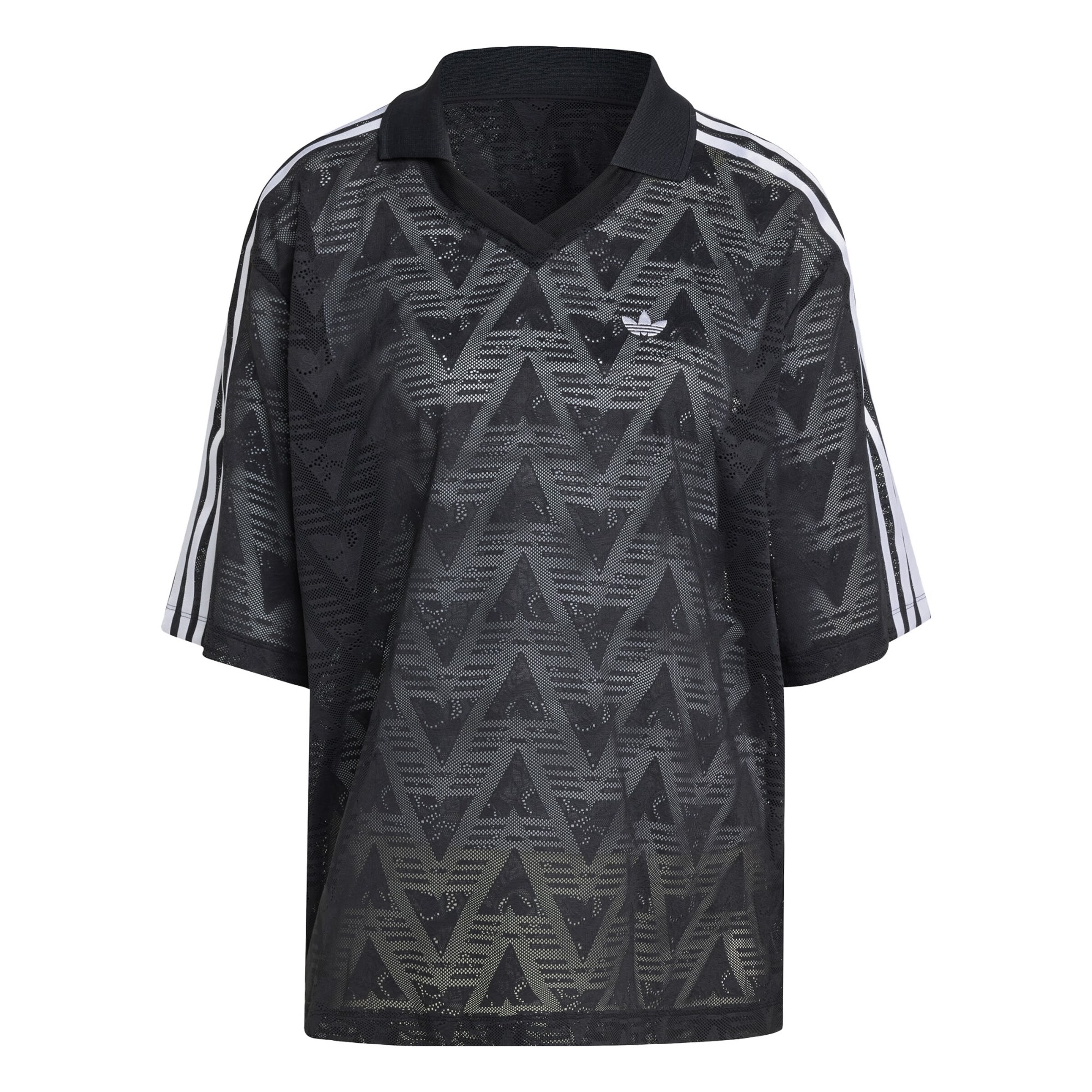 ADIDAS ORIGINALS Oversized shirt in Zwart: voorkant