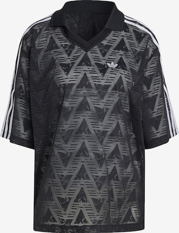 T-shirt oversize ADIDAS ORIGINALS en noir : devant