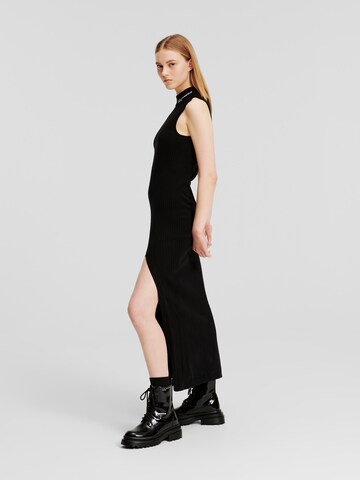KARL LAGERFELD JEANS Dress ' Knitted Sleeveless Maxi ' in Black