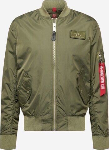 Giacca di mezza stagione di ALPHA INDUSTRIES in verde: frontale