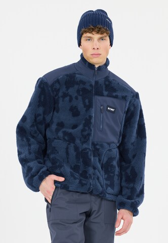 SLOPE Athletic fleece jacket 'Kendor' in Blue: front