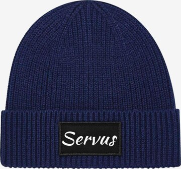 Youth Designz Beanie 'Servus' in Blue: front