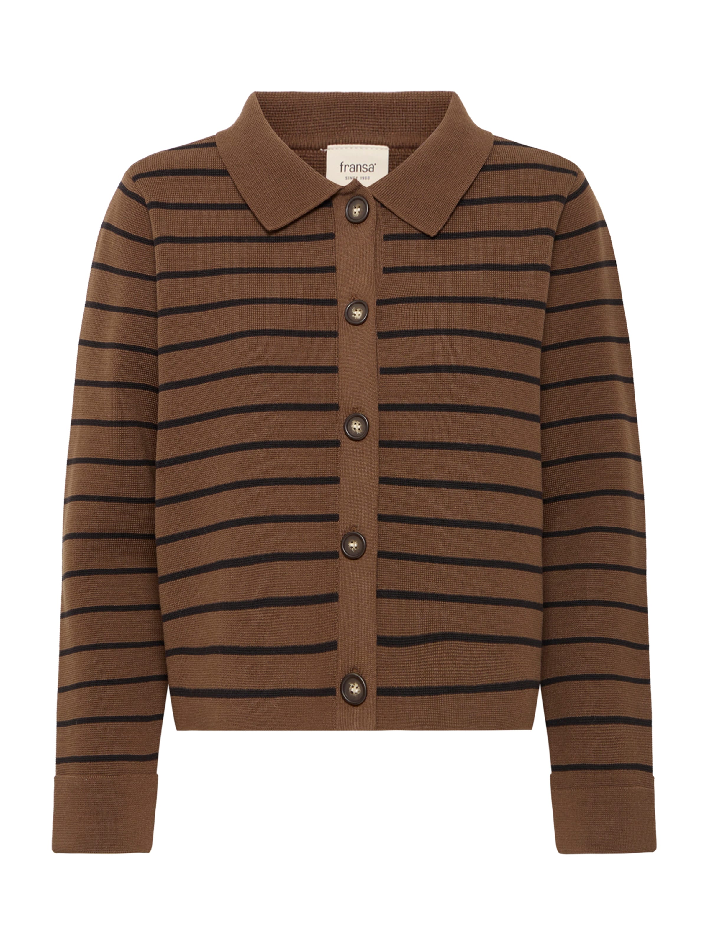 Fransa Kampsun 'FRITA 3', värv pruun: eest vaates