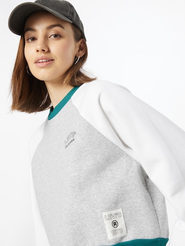 LEVI'S ® Collegepaita 'Vintage Raglan Crewneck Sweatshirt' värissä harmaa