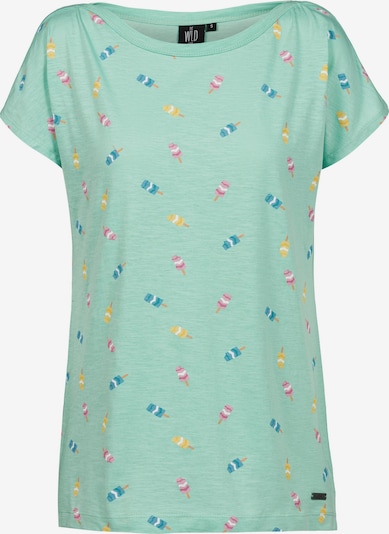 WLD Shirt 'Summer Time Sadness' in Blue / Curry / Mint / Pink, Item view