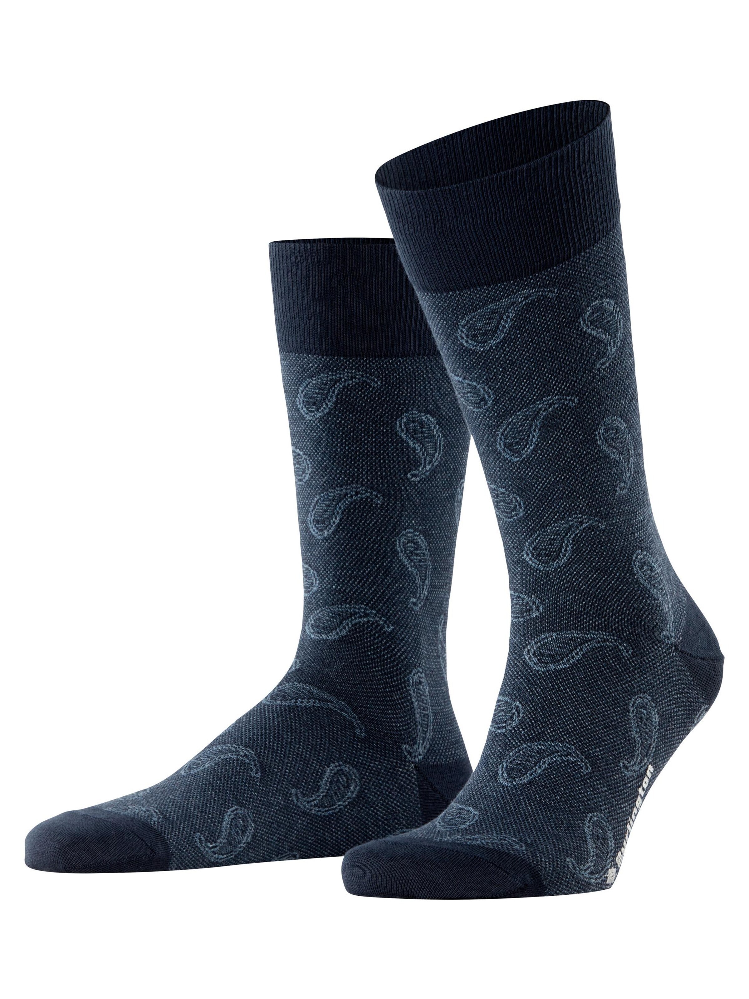 BURLINGTON Socken 'Paisley'‌‌‌‌ in Blau: Vorderseite