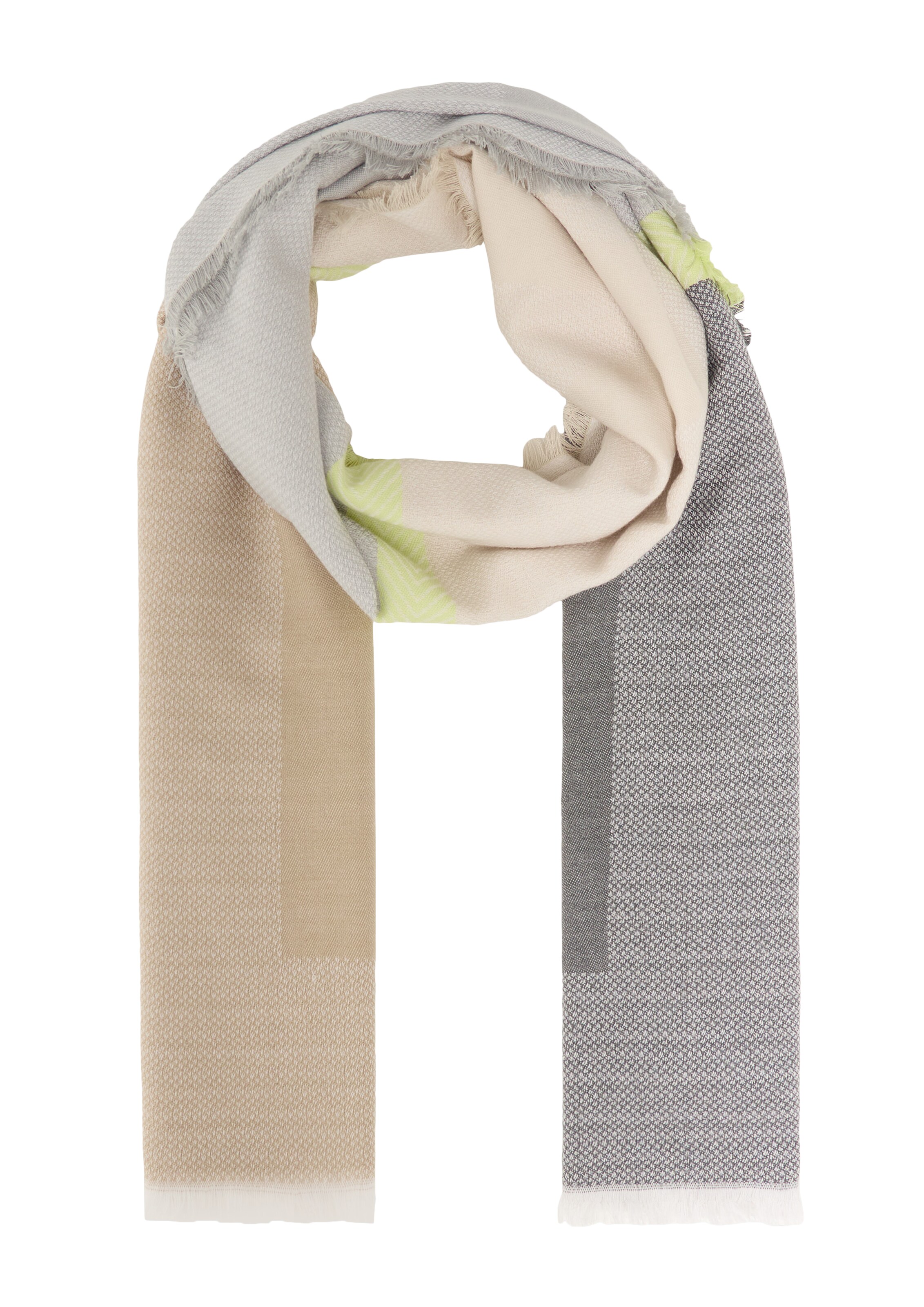 s.Oliver Doek in Grijs: voorkant