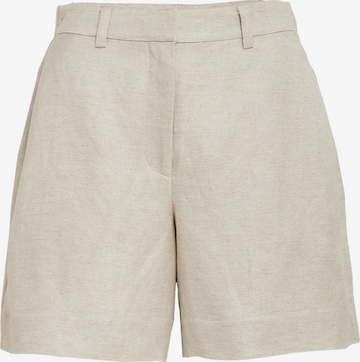 minus Regular Housut 'Juno' värissä beige: etupuoli
