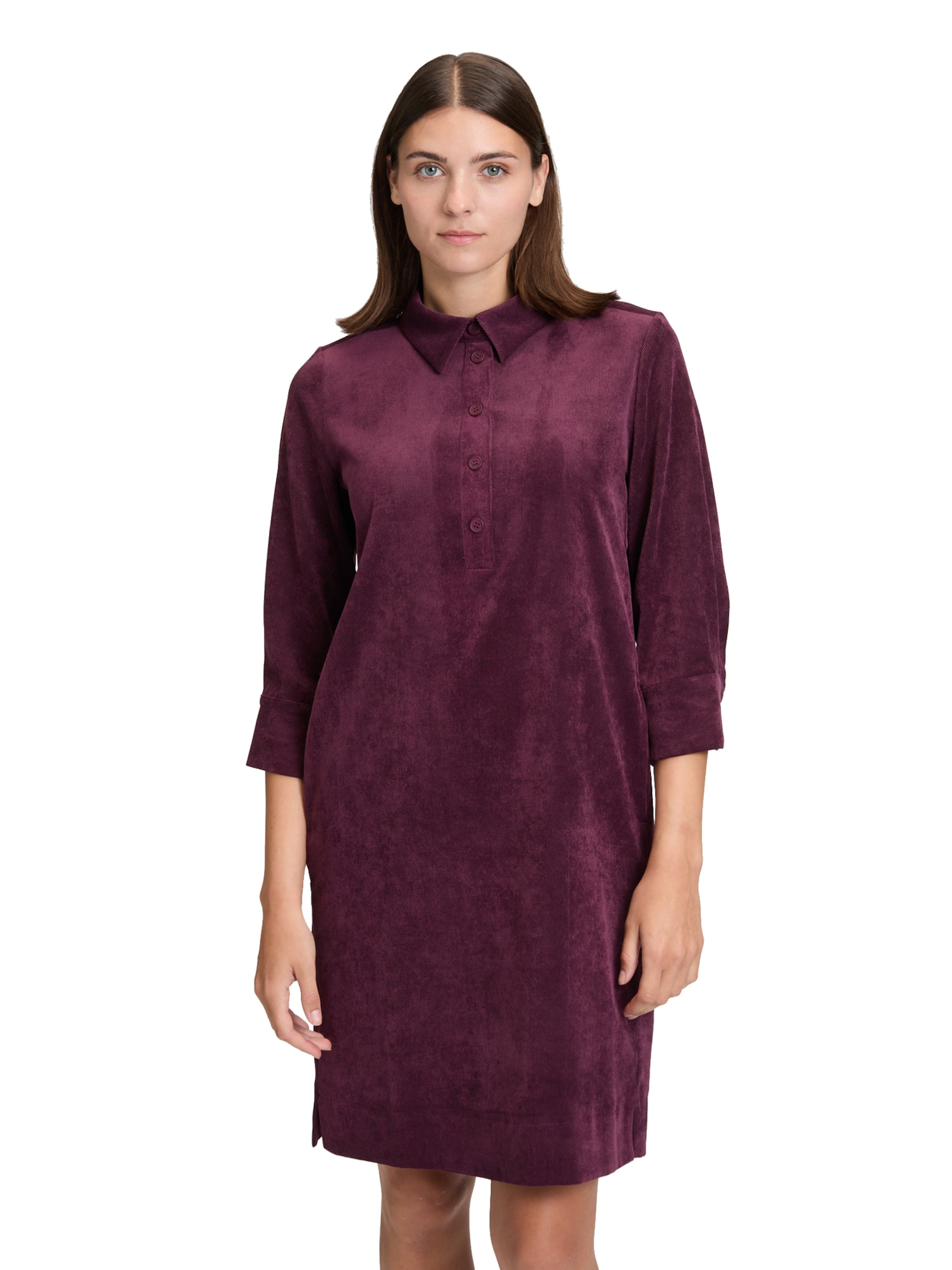 Betty & Co Dress in Purple: front