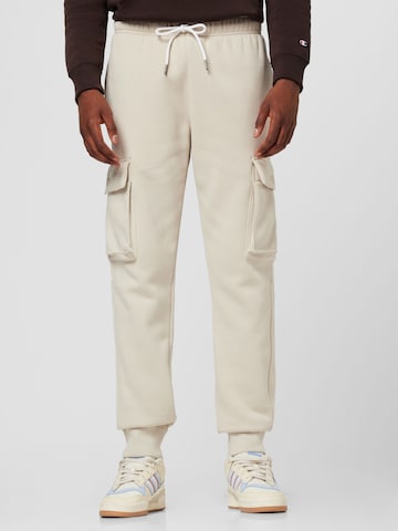 Champion Authentic Athletic Apparel Tapered Cargo Pants 'Legacy' in Grey: front