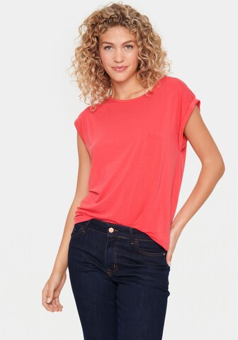 SAINT TROPEZ Shirt in Orange: front