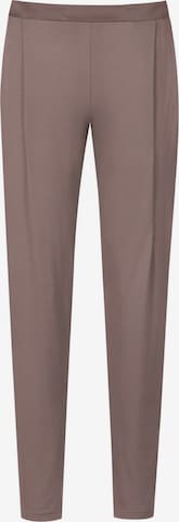 Pantalon de pyjama 'Pure Chic' Mey en marron : devant