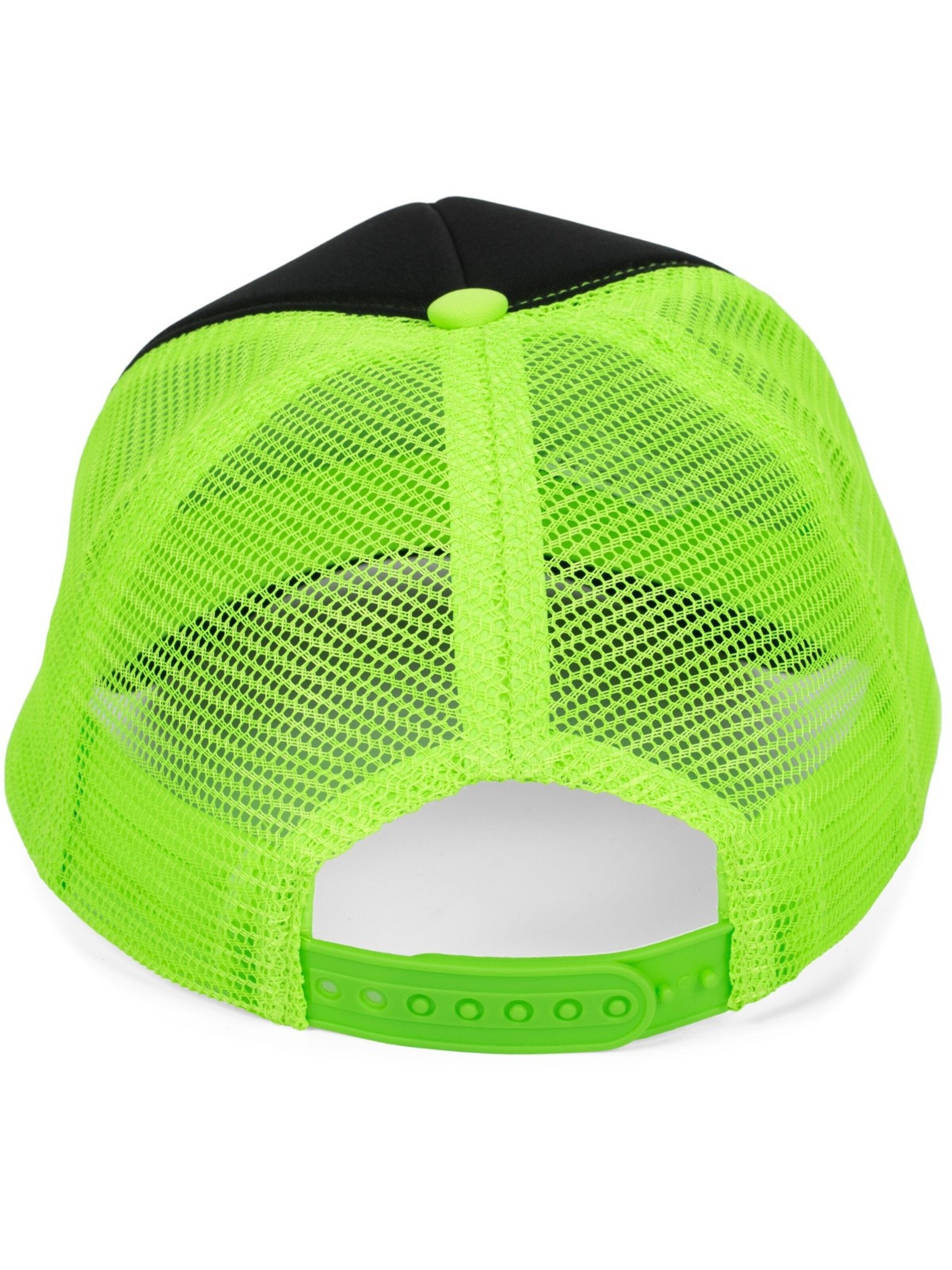 styleBREAKER Cap 'Trucker Cap 5-Panel Mesh' in Green