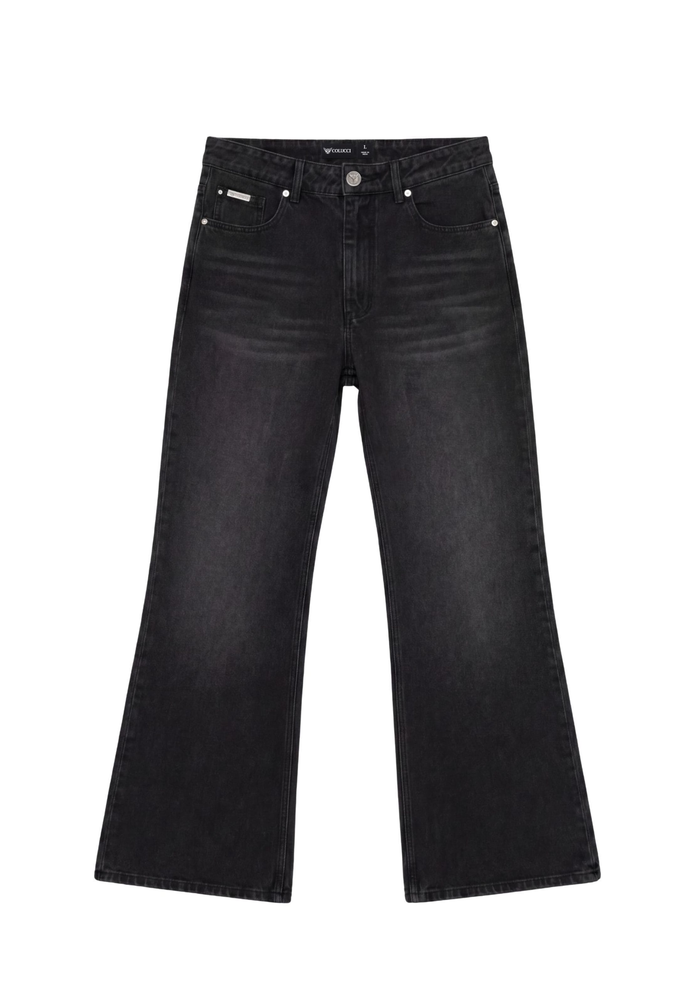 Colucci Loosefit Jeans 'Daro' in Zwart: voorkant