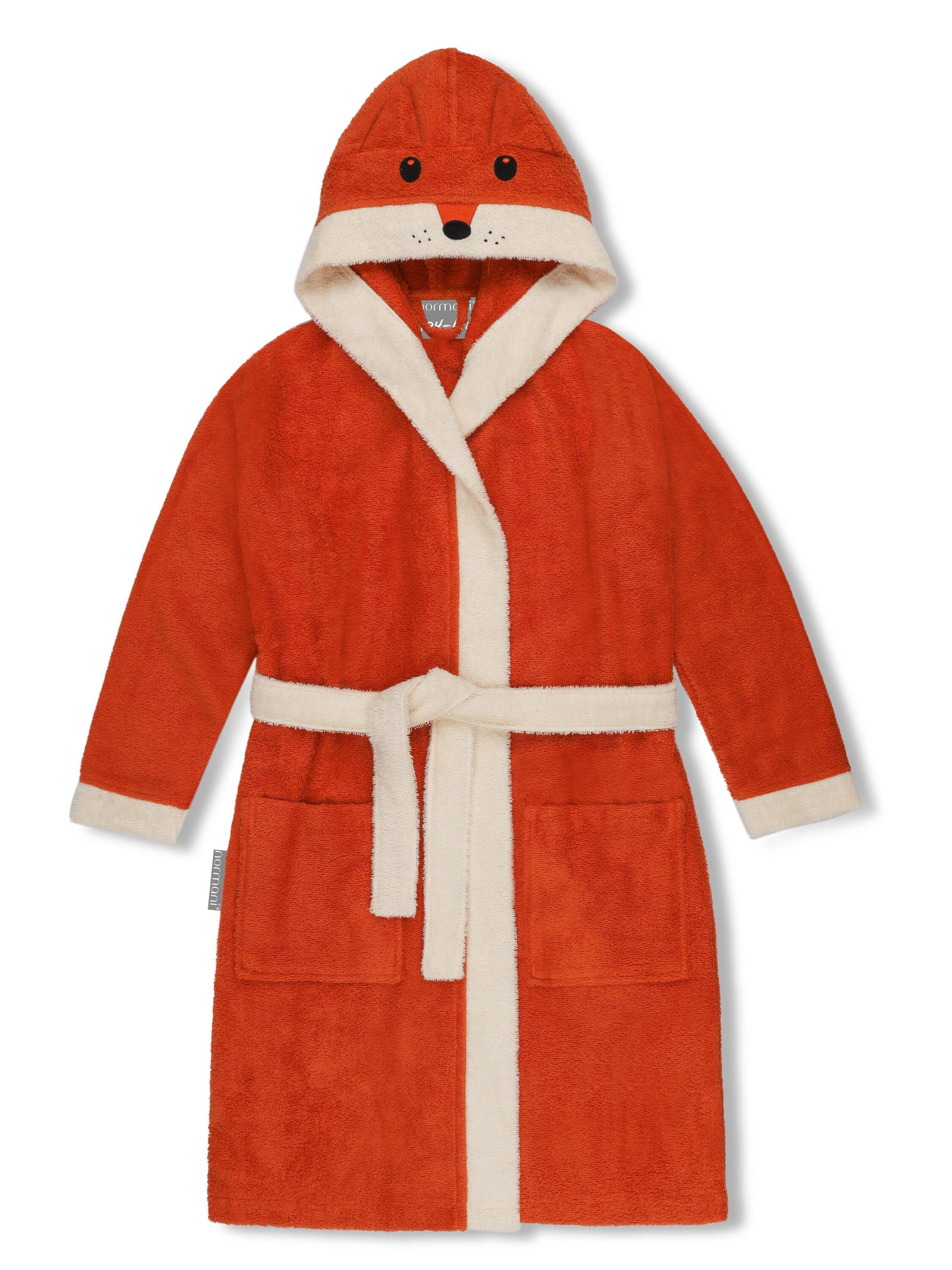 Peignoir 'Malia' normani en orange : devant