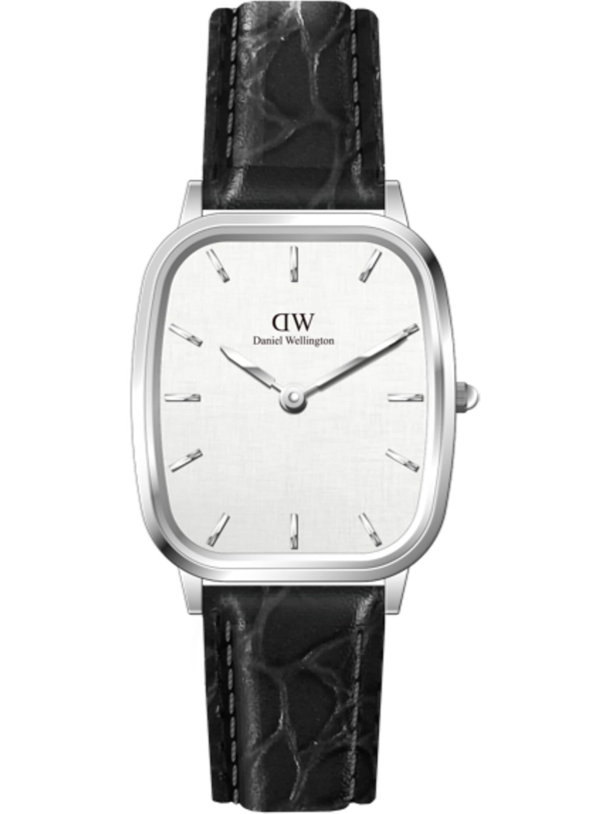 Daniel Wellington Analoguhr in Schwarz: Vorderseite