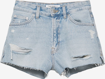 Pull&Bear Regular Shorts in Blau: Vorderseite