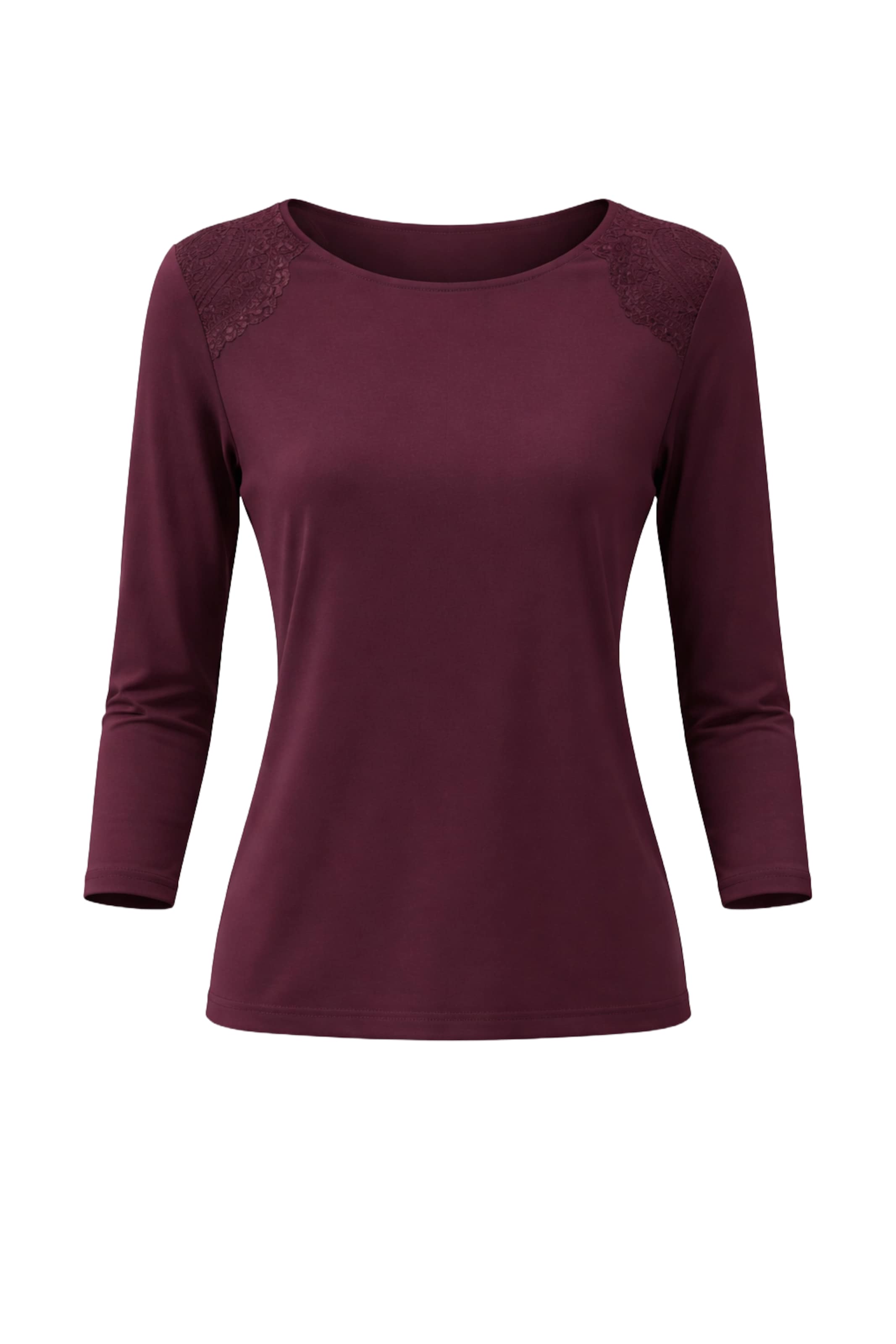 Alexa Dash Bluse in bordeaux, Produktansicht
