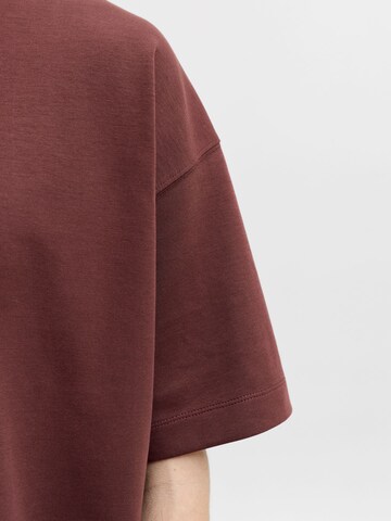 T-Shirt 'JJEBarron' JACK & JONES en marron