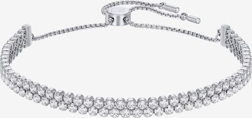 Swarovski - Pulseira 'Subtle' em prata: frente