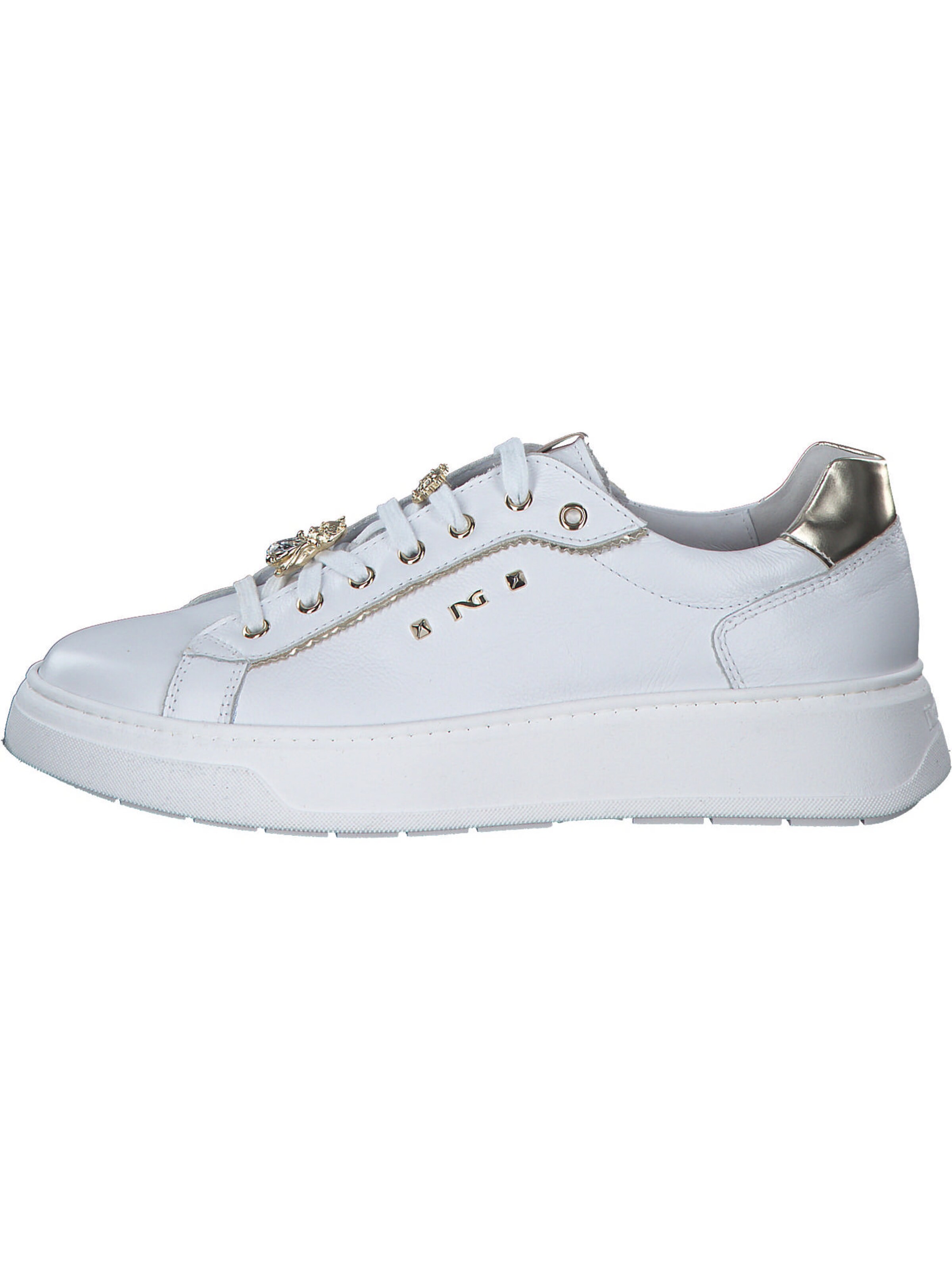 Baskets basses Nero Giardini en blanc