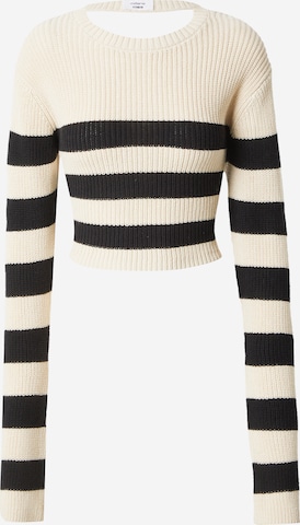 Pullover di millane in bianco: frontale
