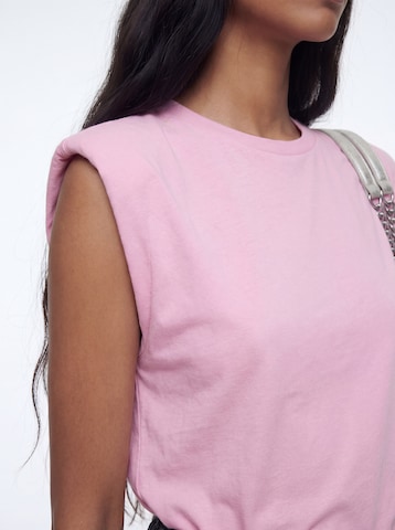 studioselect Μπλουζάκι 'Cara' σε ροζ