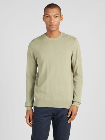 Pull-over WRANGLER en vert : devant