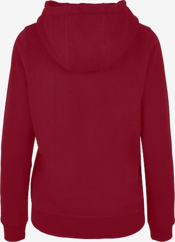 Merchcode Sweatshirt 'Let It Snow' in Rot