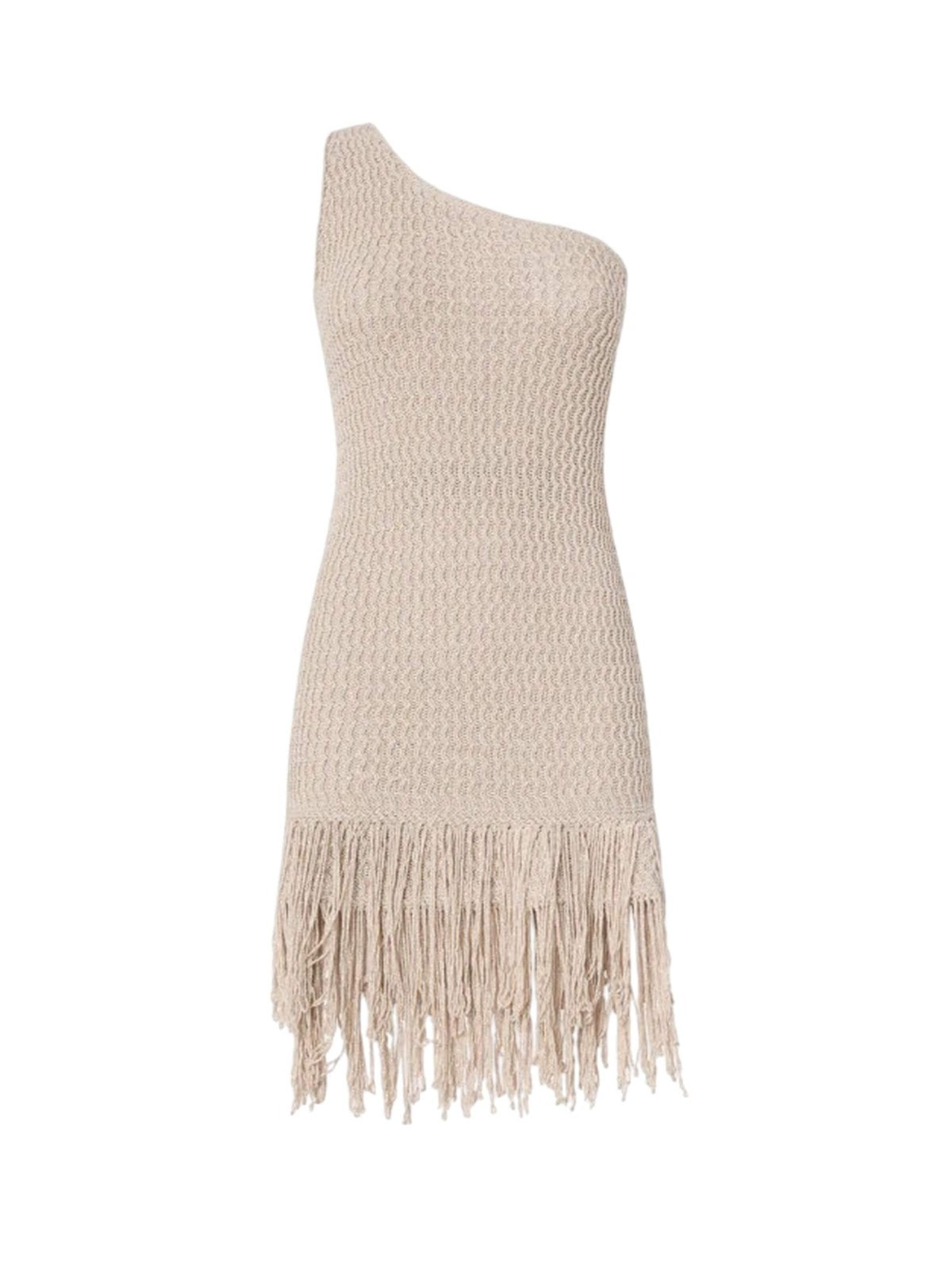 PINKO - Vestido de gala en gris: frente