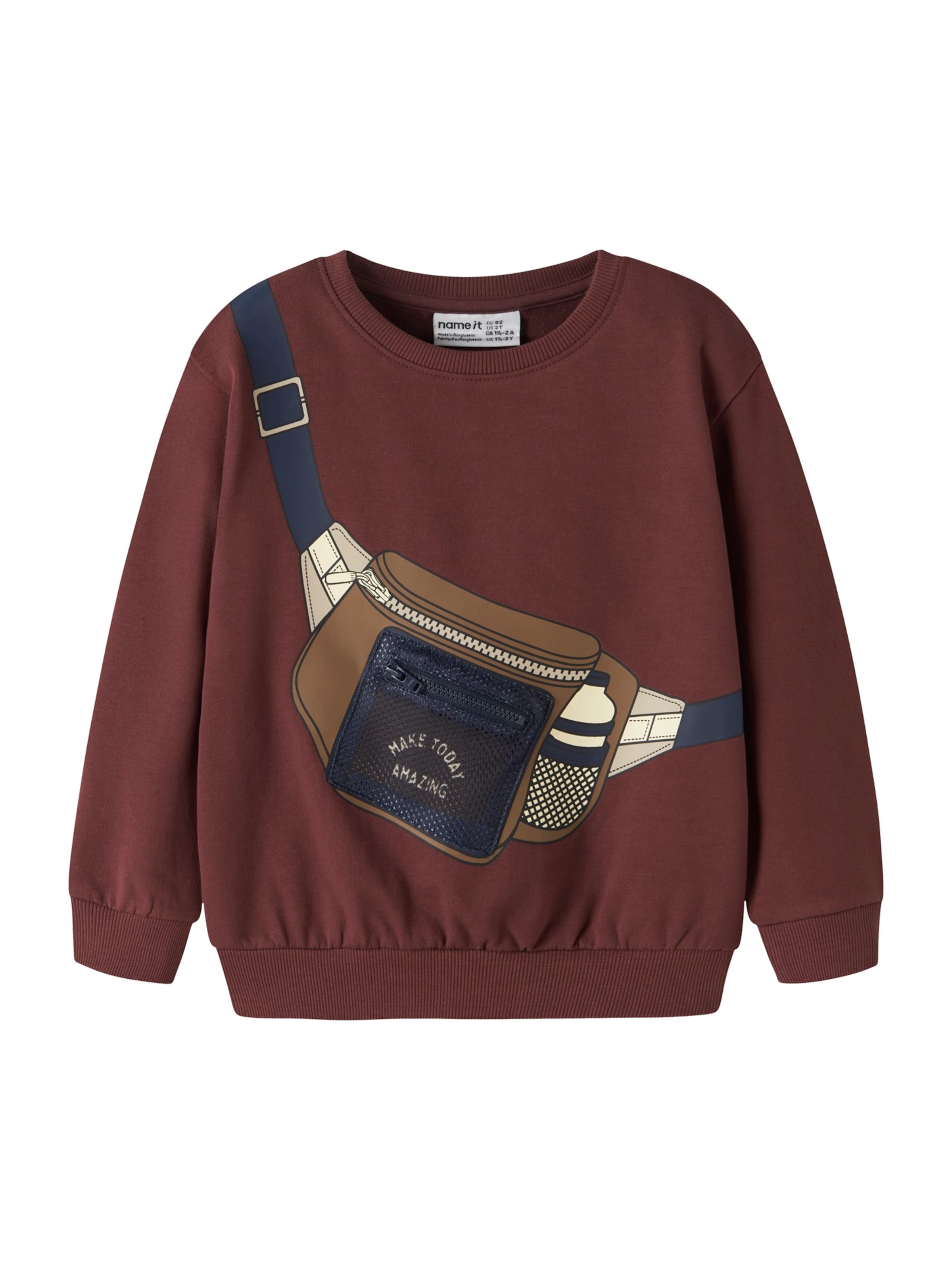 NAME IT - Sudadera 'NMMRAFI' en lila: frente