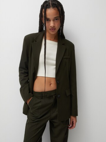 Blazer di Pull&Bear in verde: frontale