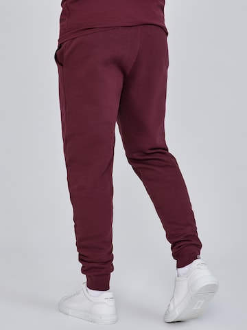 Effilé Pantalon SikSilk en rouge